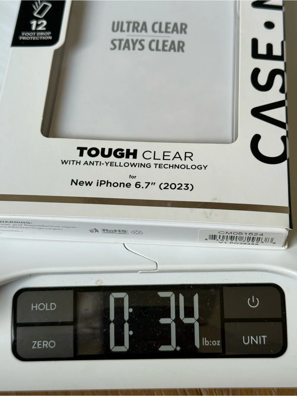New Case-mate Ultra Clear Tough Clear Transparent iPhone 6.7” 2023 case